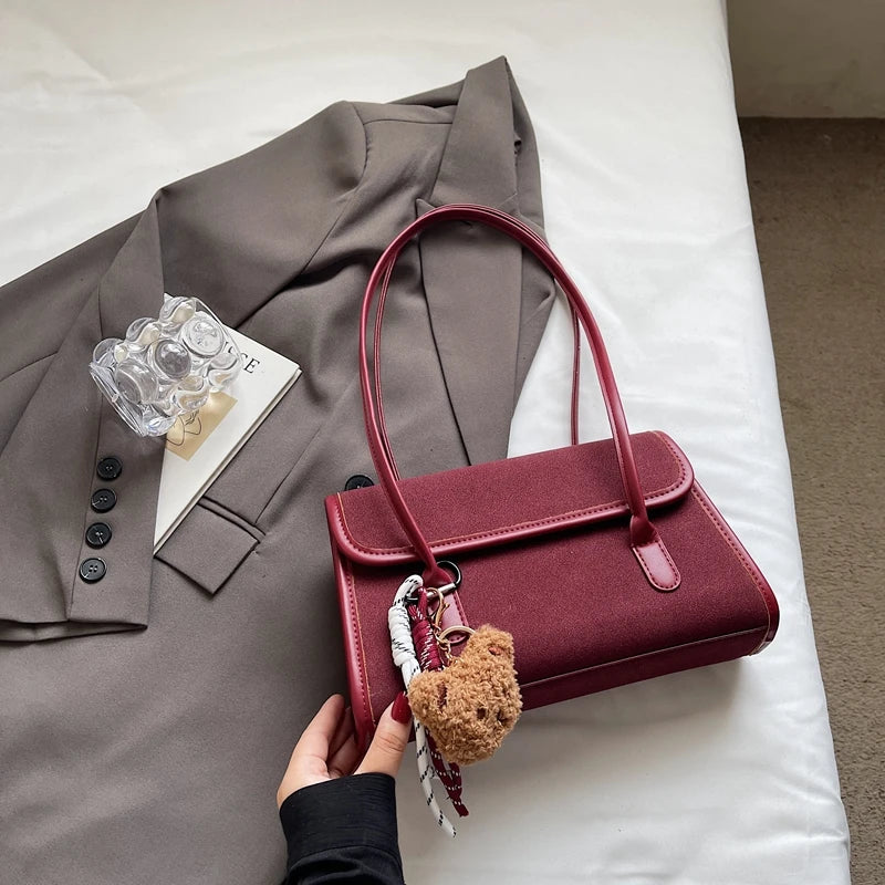 LIZAKOSHT  -  Retro Underarm Bag Large Capaci Casual Commuter Women's Bag oulder Bag Office Bag Faionable Simple Sle Korean Sle
