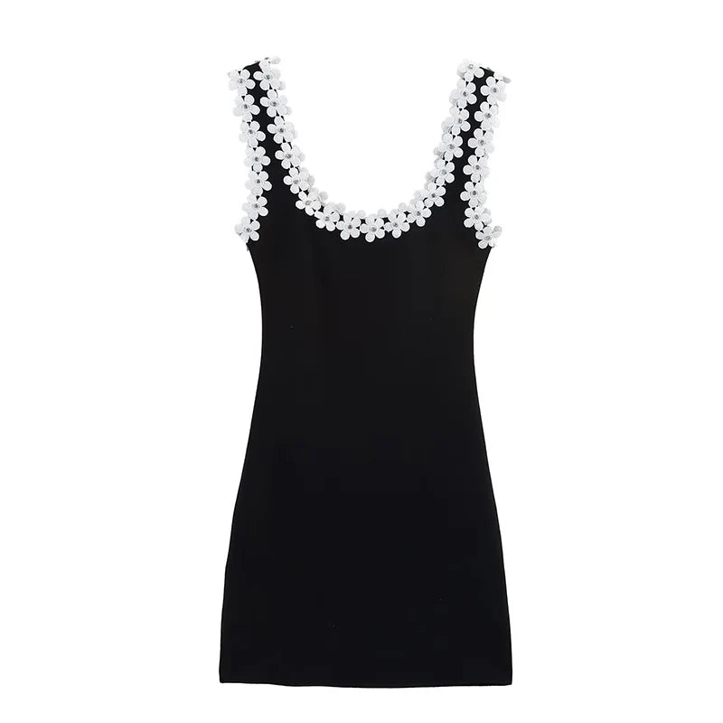 LIZAKOSHT  -  Dresses Summer Women's New Chic Elastic Tight Mini Elegant Holiday Women's Dress Street Summer Party Youth Dress