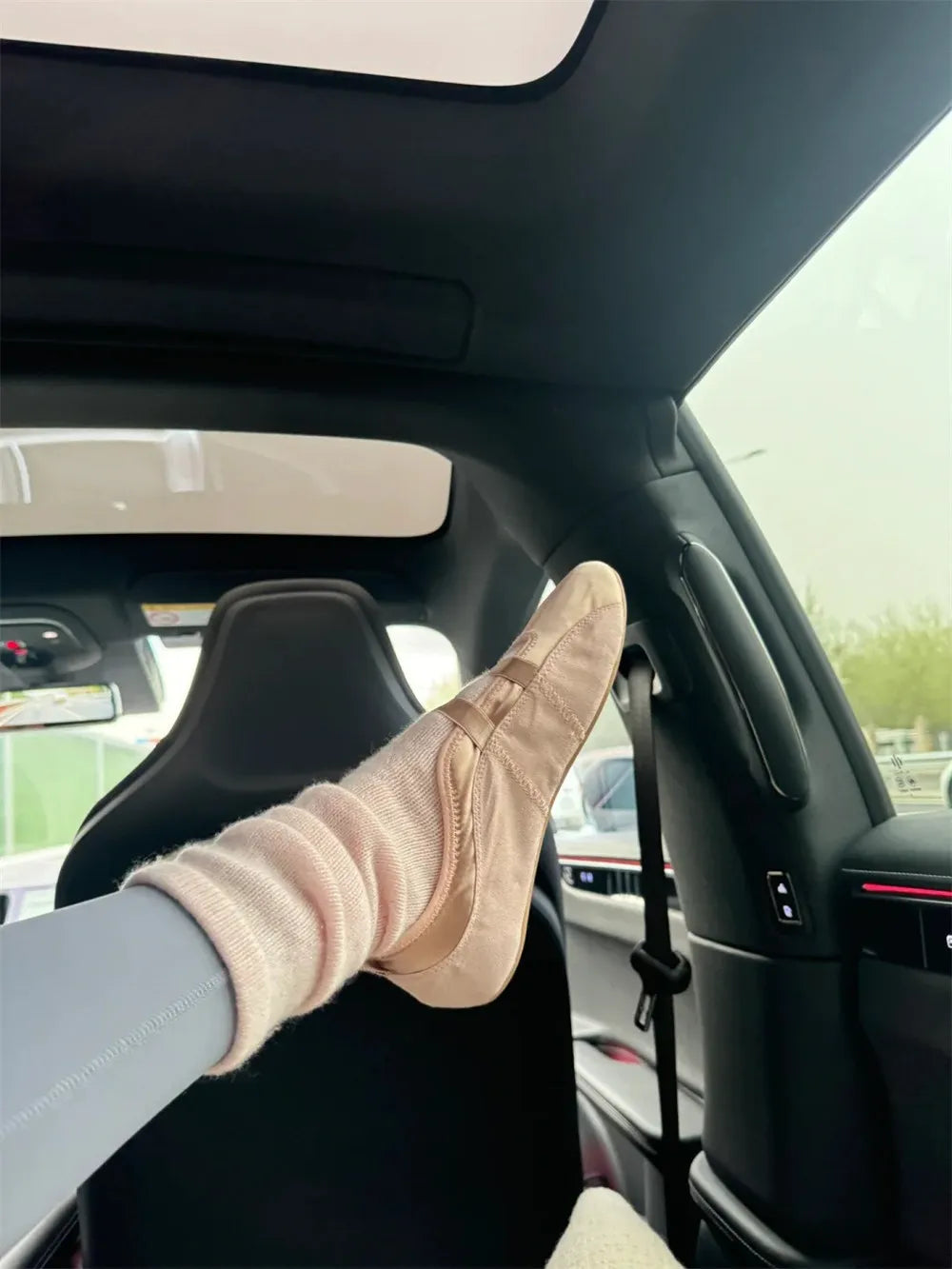 LIZAKOSHT  -  Leisure Ballet Flats Shoes Women Casual Sneakers Trend Summer Brand Designer Walking Cozy Dress Mary Jane Shoes Mujer