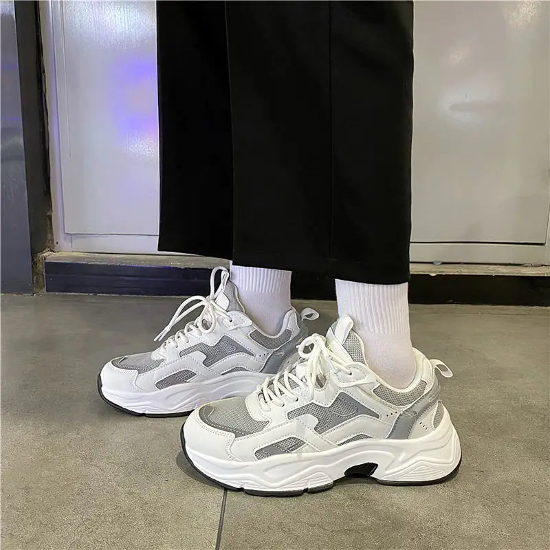 LIZAKOSHT  -  Summer New Designer Women Sneakers 41 42 43 Fashion Thick Sole Women's Vulcanized Shoes Lightweight Sports Shoes