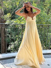 LIZAKOSHT -  Fashion Hollow Out Loose Dress For Women 2024 New Strapless Sleeveless Holiday Vestidos Female Vacation Beach Casual Dresses