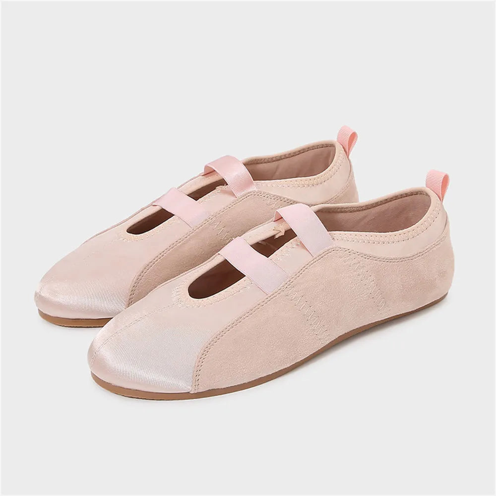 LIZAKOSHT  -  Leisure Ballet Flats Shoes Women Casual Sneakers Trend Summer Brand Designer Walking Cozy Dress Mary Jane Shoes Mujer
