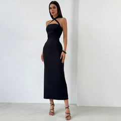 LIZAKOSHT  -  Pure and Slim Backpacking Sleeveless Dress - Outlines Your Smart and Charming Figure, Making It More Elegant and Elegant
