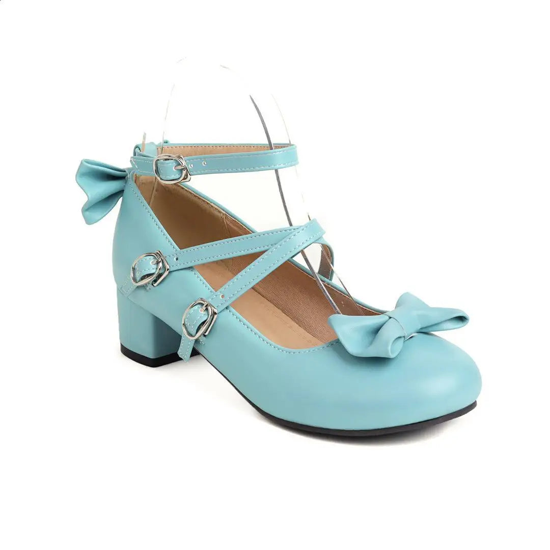 LIZAKOSHT  -  Big Size Shoes Woman Casual Heels Branded Pumps Chunky Sandals Round Toe Latest Large Straps Spring Comfortable Fashion Blo