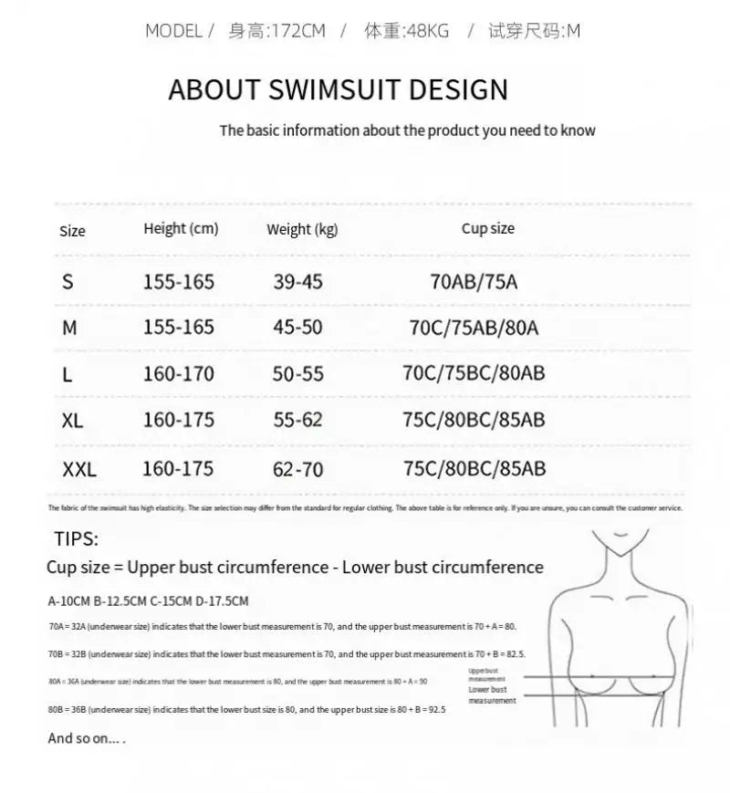 LIZAKOSHT  -  Women's One-Piece Swimsuit Bikini Swimsuit Professional Competition Training Sweet and Cute New Style Fashion Swimsuit for Girls