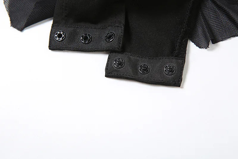 LIZAKOSHT  -  Hot Sexy Halter Deep V-neck Backless Ruffle Tassel Black Playsuits Women Skinny Club High Street One Piece Romper 2025