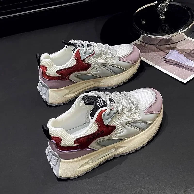 LIZAKOSHT  -  Woman Footwear Light Athletic Shoes for Women Lace Up Sneakers Sports Stylish Designer Luxury New Arrival 2024 A On Sale Cheap H