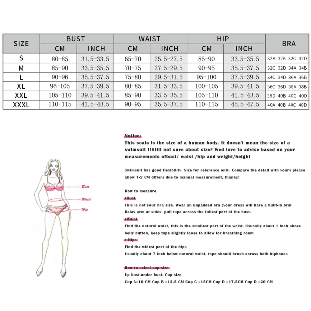LIZAKOSHT  -  2Pcs Deep V Swimsuit With Mini Skirt Sexy Women Bikini Set Solid Swimwear Push Up Biquini Female Bathing Suit Slimming Beachwear