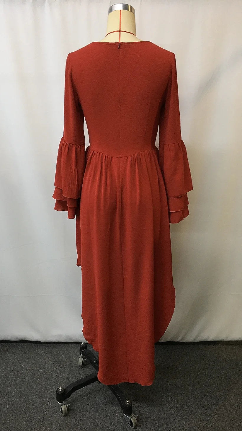 LIZAKOSHT  -  Coachella Music Festival Dress - Vintage Tie-Dye Floral Lace Fringed Ruffle Party Dress for Women, Rock Rave Boho Chic Outf