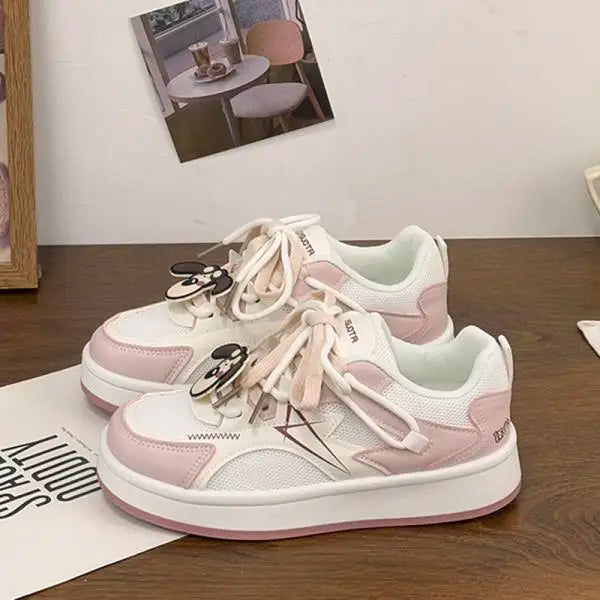 LIZAKOSHT  -  Small White Shoes Clogs Platform Casual Female Sneakers All-Match Wedge Basket 2025 Summer Creepers Breathable Sports Leisure