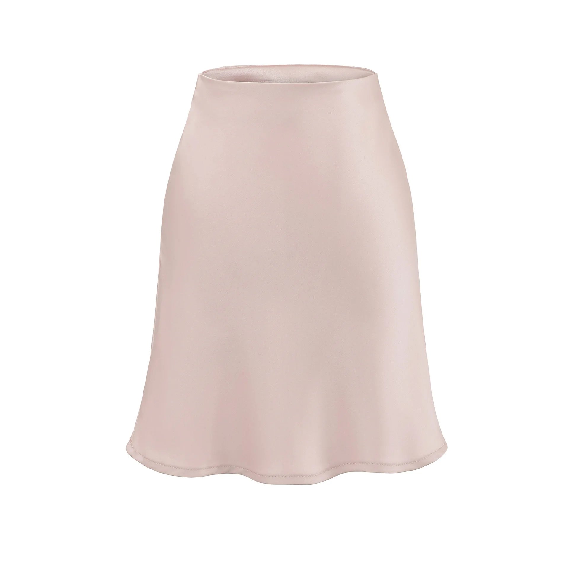 LIZAKOSHT  -  Summer High Waist Mini Women's Skirt Elegant Women Satin New Style High Waist Fish Tail Half Skirt Women Office Women's Skirts