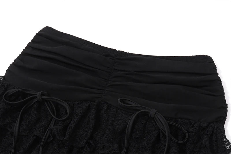 LIZAKOSHT  -  Off Shoulder Solid Sexy Fashion Backless Strapless Fairycore Skirt Set 2025 Spring New Prom Party Evening 2 Pieces Set