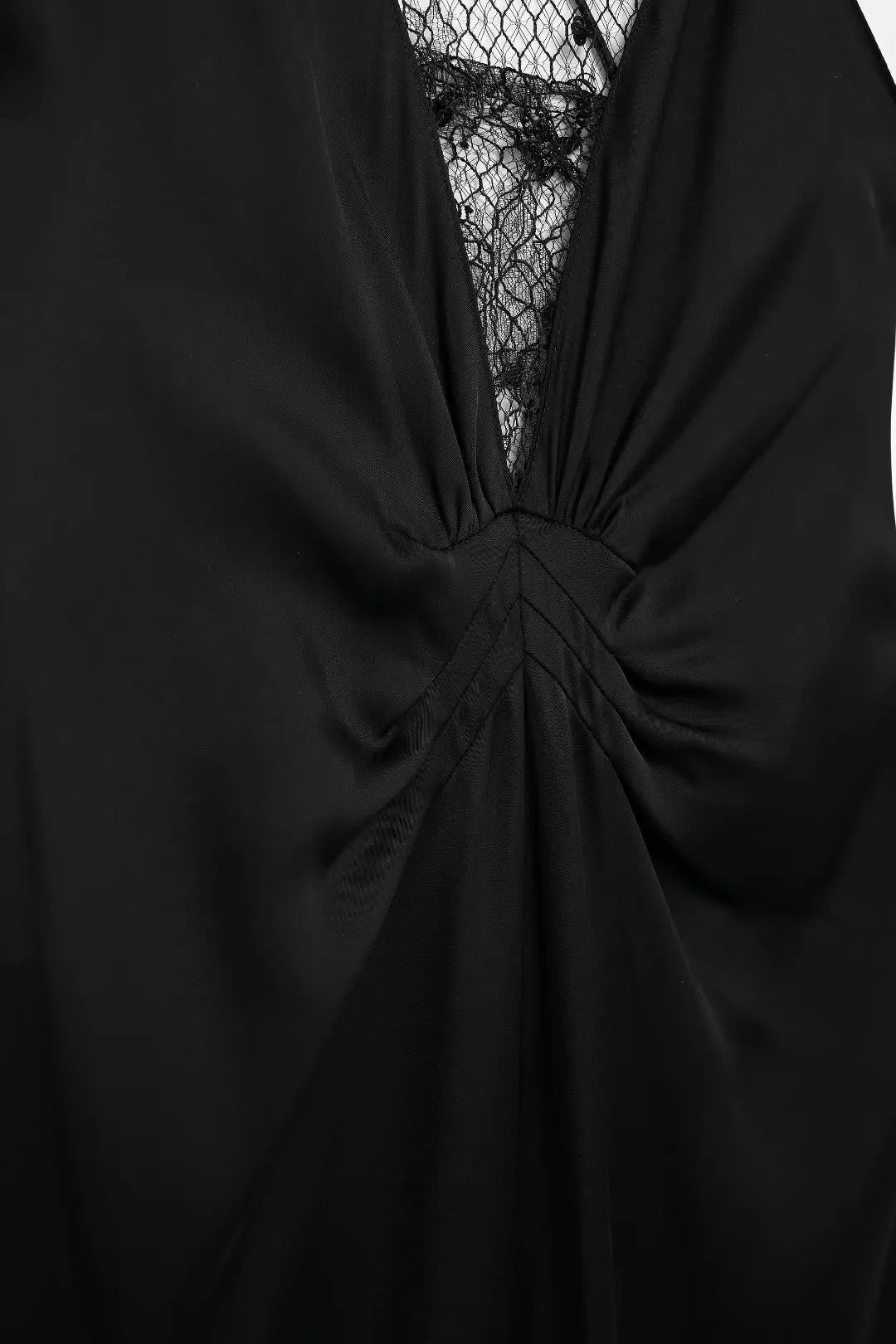 LIZAKOSHT  -  New Fashion Backless Black Party Dress for Women Sleeveless Sexy Lace V-neck Decorative Long Dress Female Long Dress Elegant