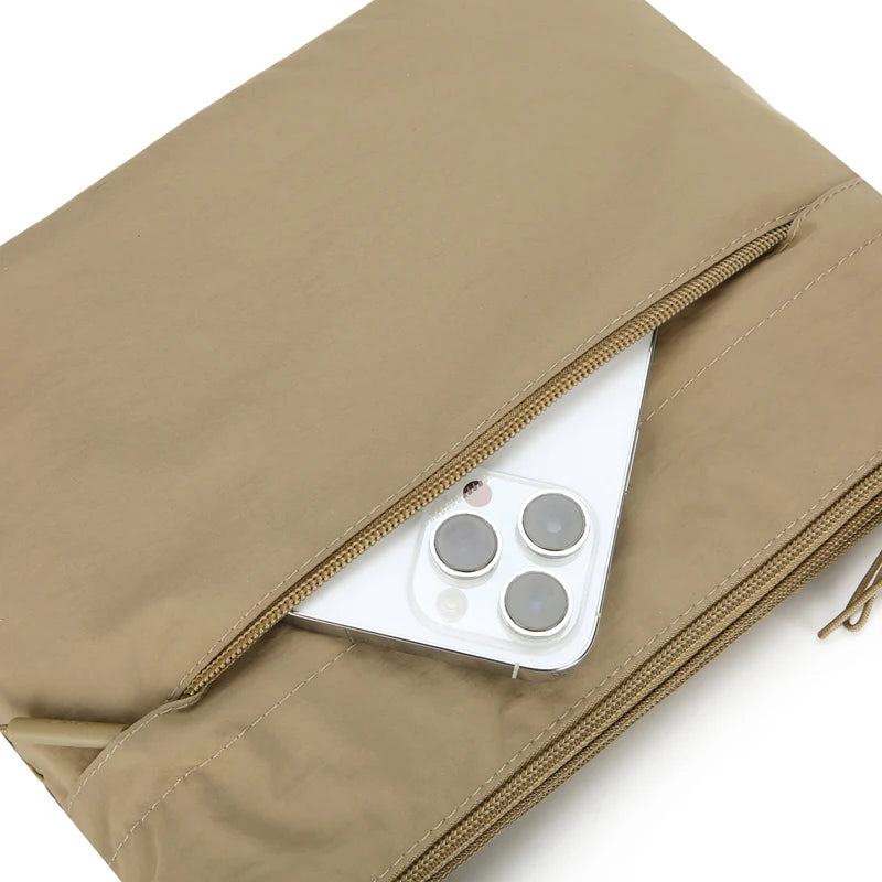 LIZAKOSHT  -  Waterproof Canvas Nylon Crossbody Bag Lightweight Faionable Mom Bag Leisure Walking oulder Bag Zipper Closure Soft Ox...