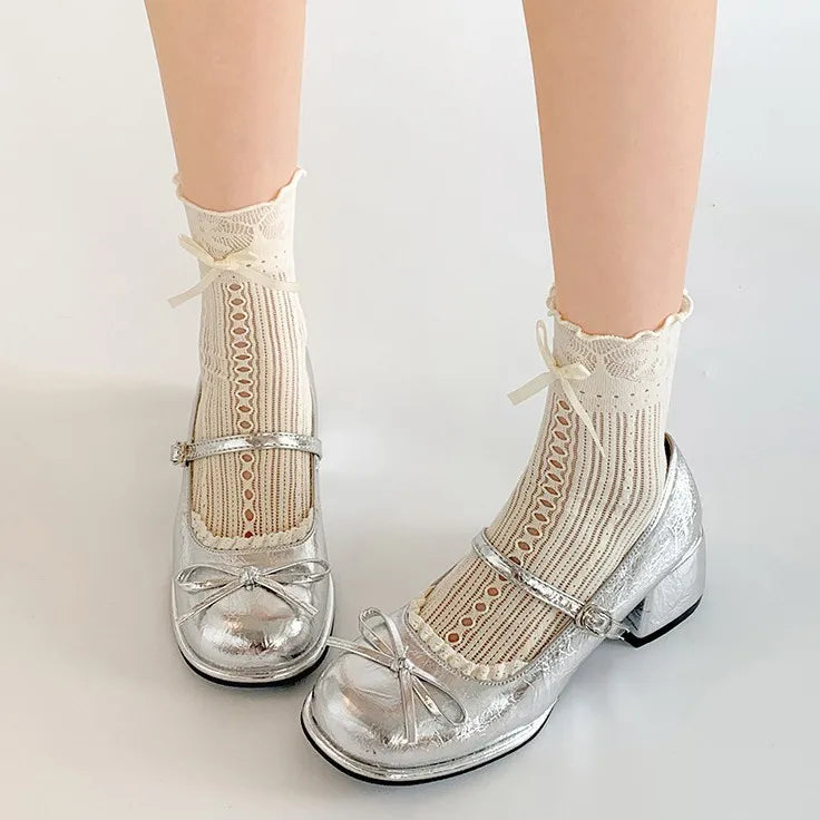 LIZAKOSHT  -  Retro red high-end French thick heel light mouth single shoes women's summer new with skirt versatile Mary Jane shoes