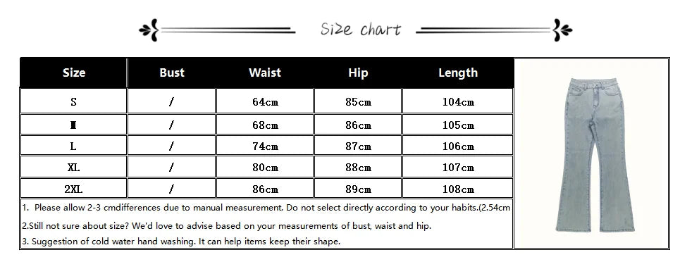 LIZAKOSHT  -  new Women Jeans Boot Cut Solid Distressed Washed Full Ankle Length Pockets Zipper Fly High Waist Jean Wide Leg Denim
