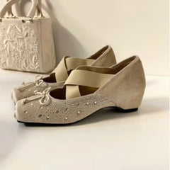 LIZAKOSHT  -  Hot Selling Women Flats Mary Janes Casual Rhinestone Fashion Female Shoes Ballet Flat Slides Ladies Outside Sandal Footwear