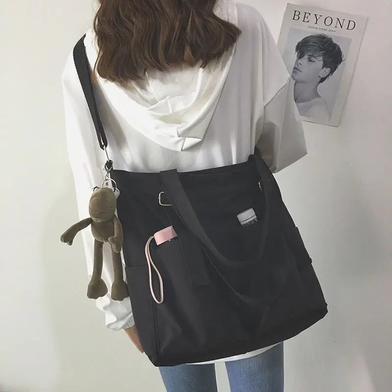 Women's Bag Nylon Waterproof Large Capacity Tote Shoulder Bags Handbags