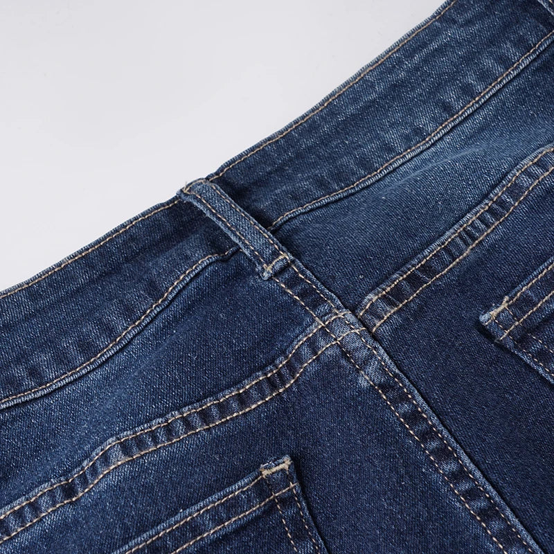 LIZAKOSHT  -  Y2k Low-Waist Slim Skinny Jeans Women's Casual Streetwear Denim Pants Vintage Aesthetic 2000s Trousers All match Outfit