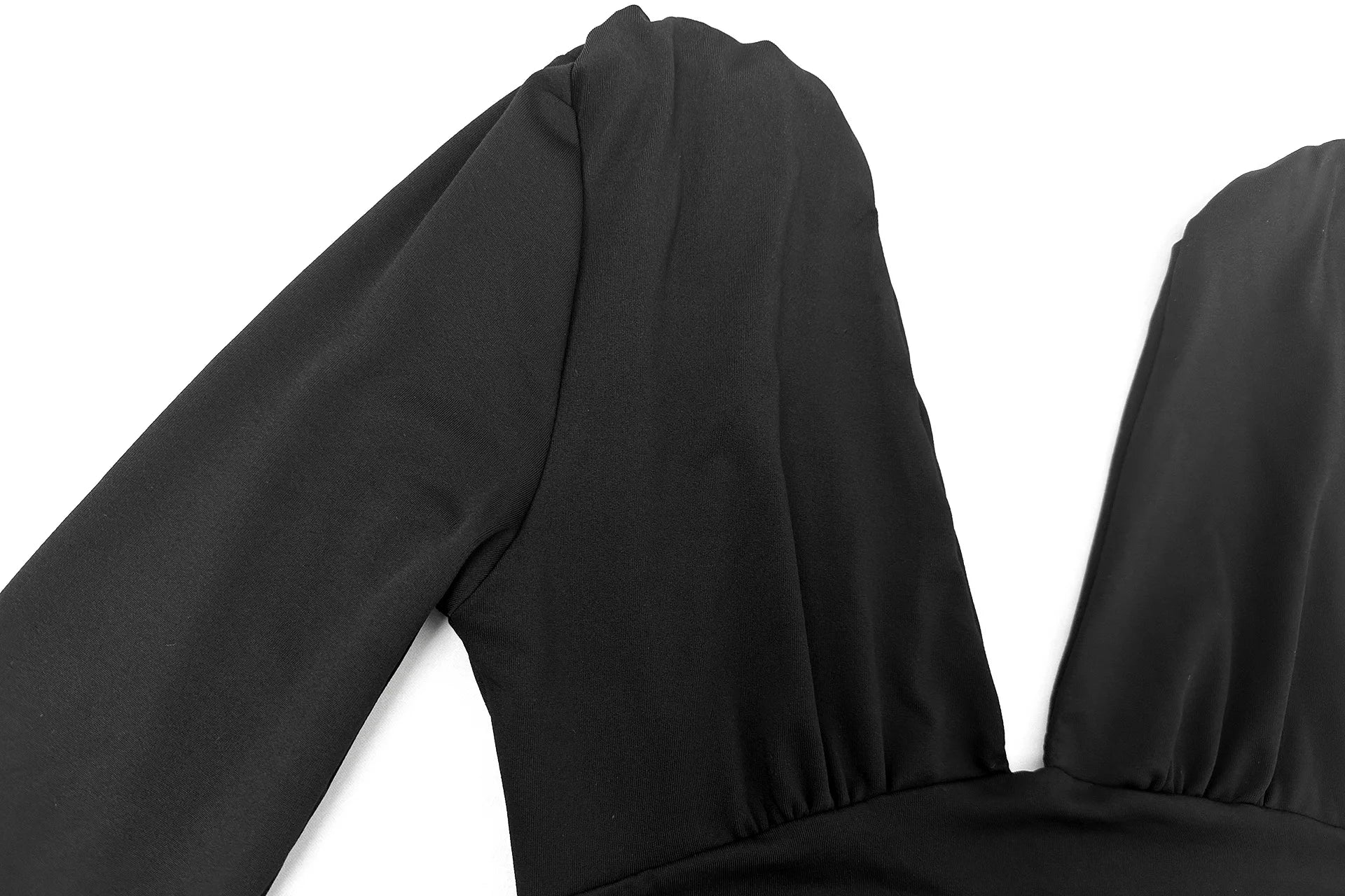LIZAKOSHT  -  Women's Sexy V-neck Backless Long Sleeved Fashionable New Short Skirt Hot Selling Hip Hugging Dress