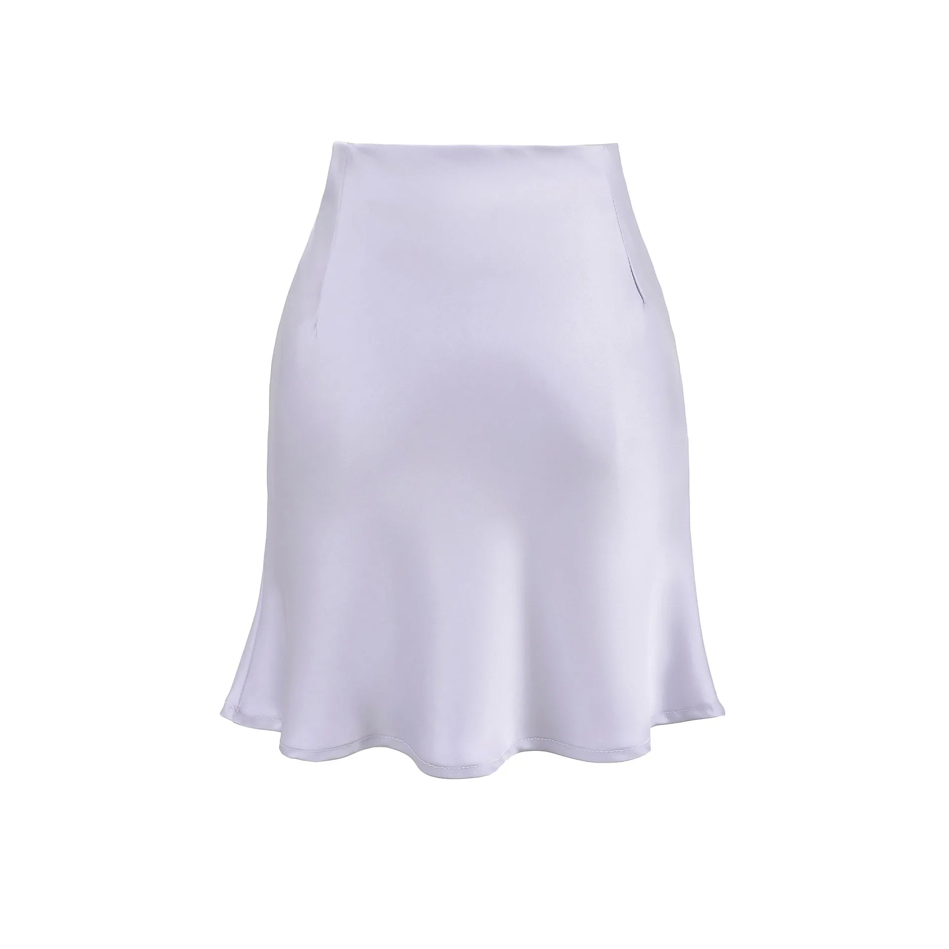 LIZAKOSHT  -  Summer High Waist Mini Women's Skirt Elegant Women Satin New Style High Waist Fish Tail Half Skirt Women Office Women's Skirts
