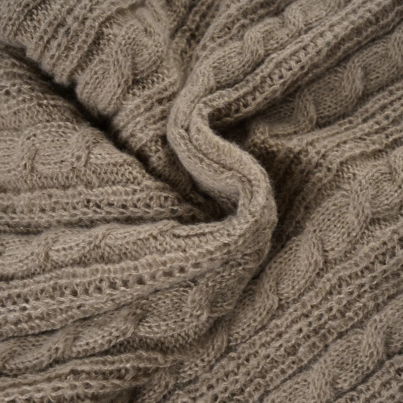 LIZAKOSHT  -  American retro-breasted cardigan with elegant temperament and women's knitted top