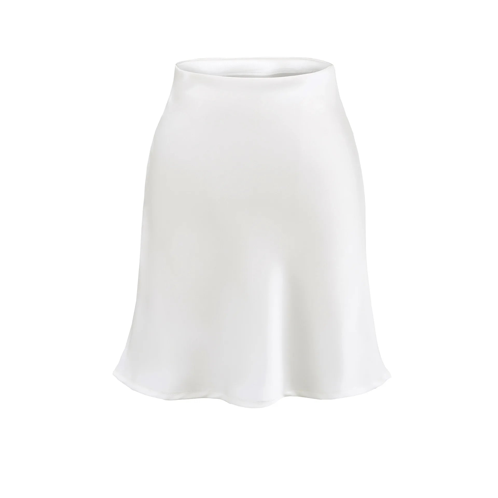 LIZAKOSHT  -  Summer High Waist Mini Women's Skirt Elegant Women Satin New Style High Waist Fish Tail Half Skirt Women Office Women's Skirts