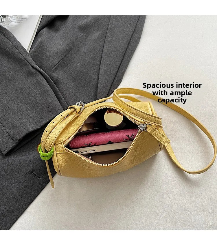 LIZAKOSHT  -  Casual Pillow aped Crossbody Bag for Women Summer 2025 Trend Soft PU Leather Small Size Multifunctional Korean Sle Bag