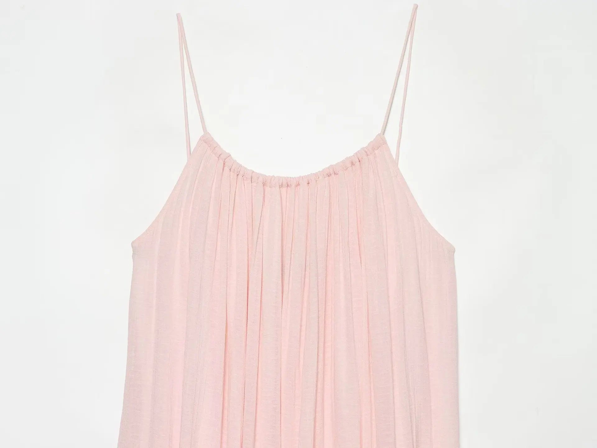 LIZAKOSHT  -  BOHO Women Wrinkled Pink Lacing Up Bow Strap Sling Dress O neck Loose Straight Midi Long Dresses Holiday Summer Sun Robe