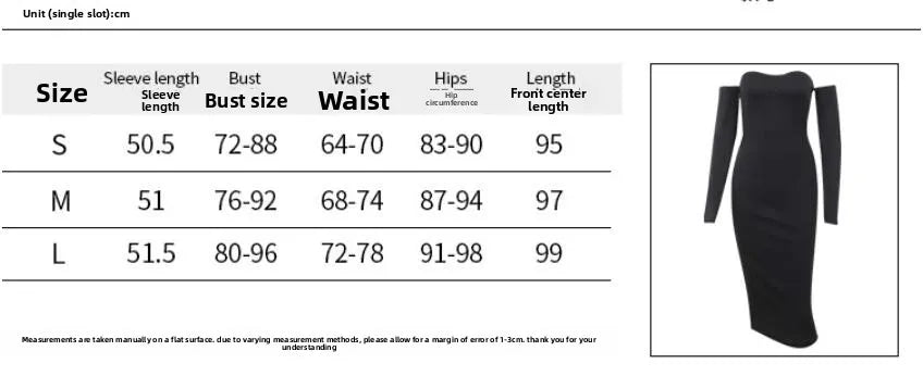 LIZAKOSHT  -  Sexy Hip Long Sve Strapl Dr High Waist Street Sle Polyester Fabric Autumn Faion for Women 25-29 Years Old