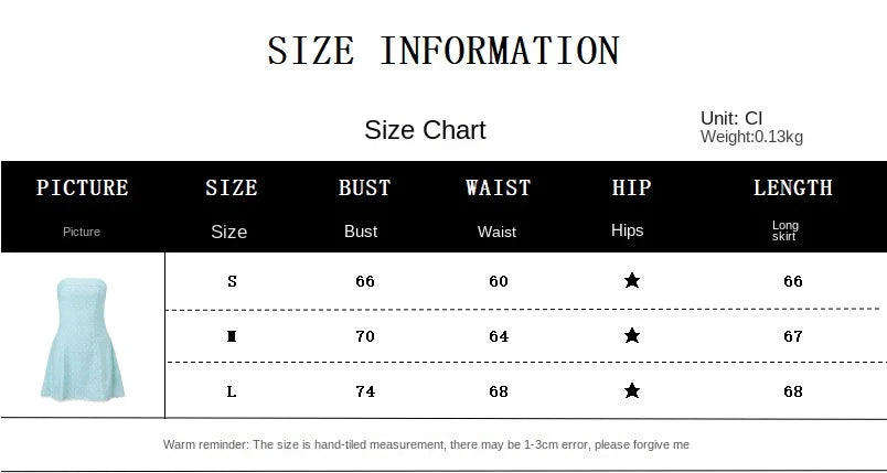 LIZAKOSHT  -  Summer New Fashion Sexy and Pure One-shoulder Bustier Dress