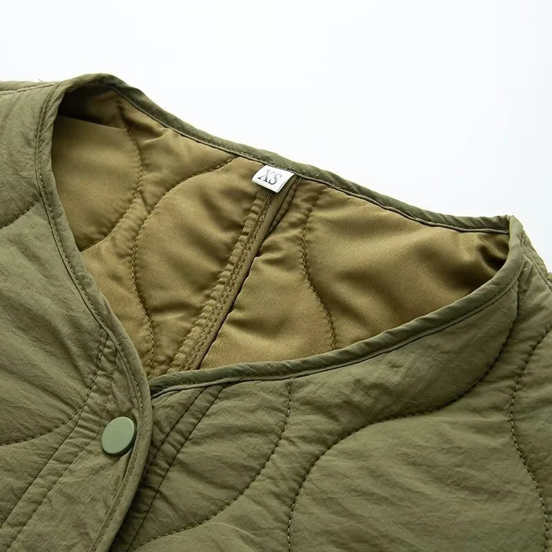 LIZAKOSHT  -  Fashion Casual Commuting Jacket Women Parkas Long Sleeve Padded Coat Woman Warm Winter Woman Coats Season Jacket for Women