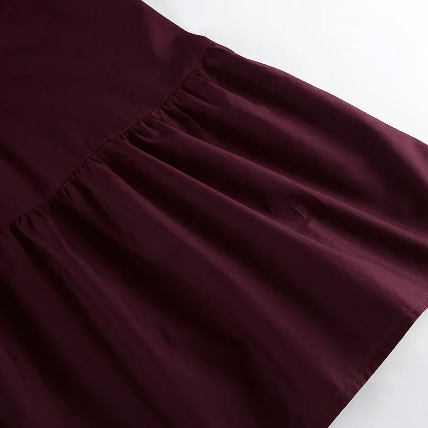 LIZAKOSHT  -  Spring and Summer New French Ruffle Edge Fashion Tube Top Temperament Dress Women's Commuter Elegant Long Dress