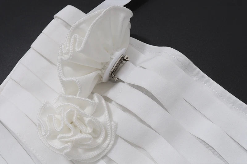 LIZAKOSHT  -  Hot Girl Hollow Out Camisole Women's Summer Pure Sexy Flowers Slim Short Top Fashion Female Clothes