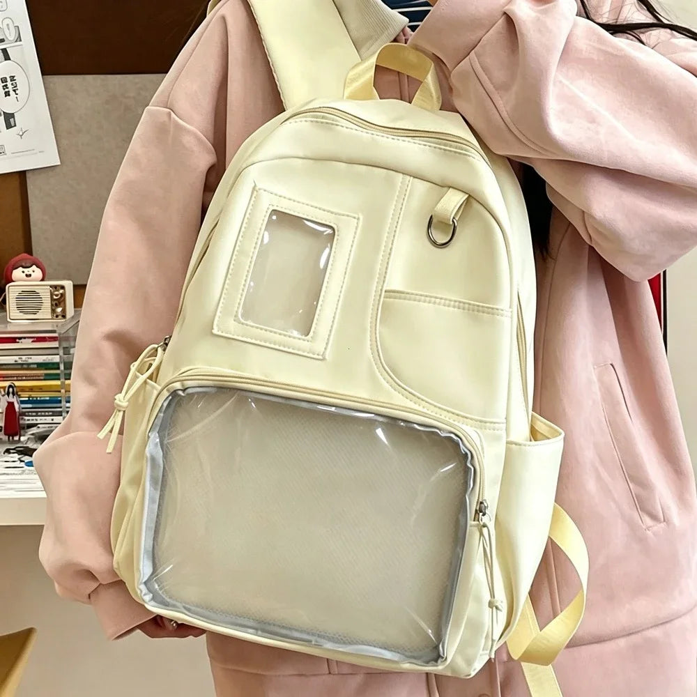 LIZAKOSHT  -  Japanese College Style Fashionable Backpack for Students Large Capacity Backpack for Women Highvalue Outdoor Backpack Рюкзак