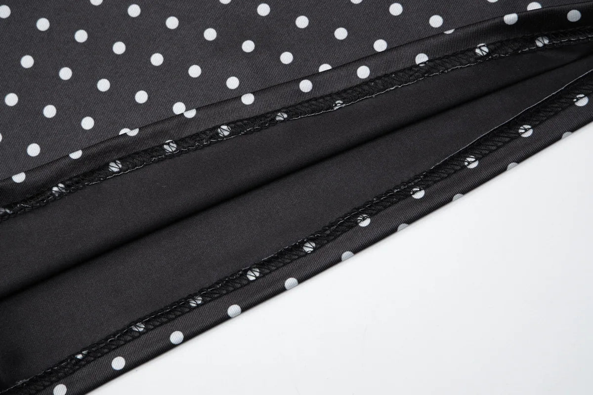 LIZAKOSHT  -  Woman Clothing Halter Neck Polka Dot Tank Tops 2026 Summer Casual Sexy Sleeveless Mesh Patchwork Corset Camisoles Black T-shirt