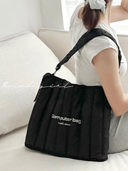 LIZAKOSHT  -  Ins Black Handbag Laptop Bag PC Case 12 13 13.3 14 Inch Cover Sleeve Portable Macbook Air Pro Redmi Mac Book Laptop Shoulder Bag