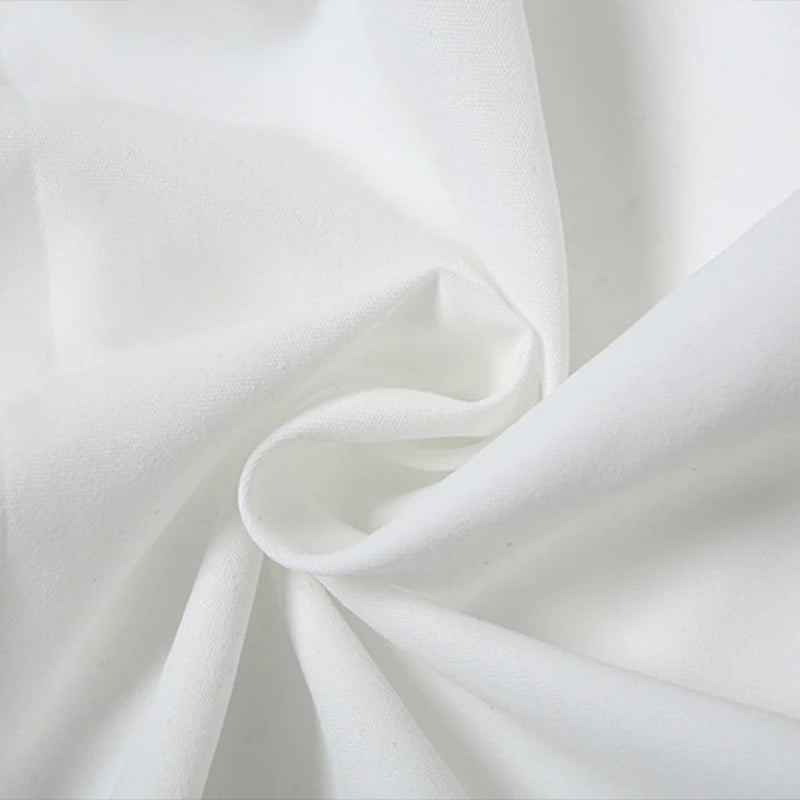 LIZAKOSHT  -  Fashion Cute Girl's Puffy Mini Dress Sleeveless Deep V Neck High Waist Pure Color Fluffy Summer Holiday Party Short Vestidos