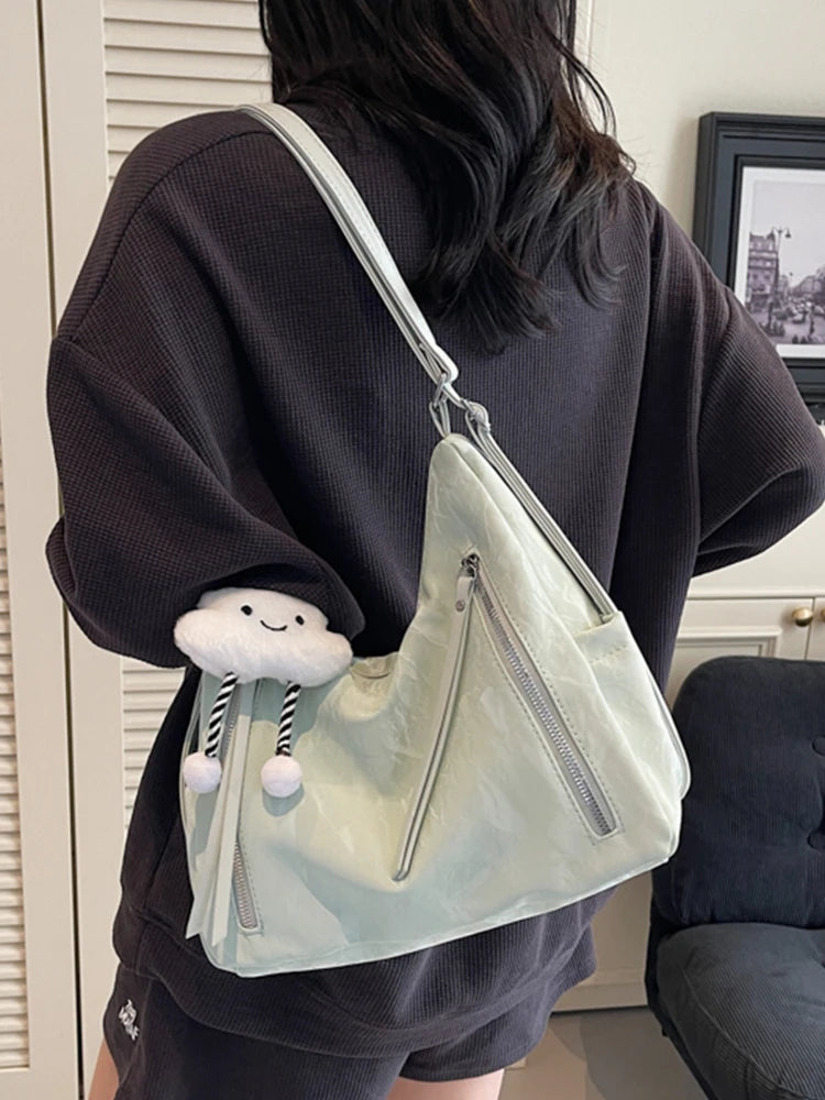 LIZAKOSHT  -  Large Capaci Women's oulder Tote Bag Casual Versatile Double Strap Bapa Multi-Functional Summer 2025 New Sle