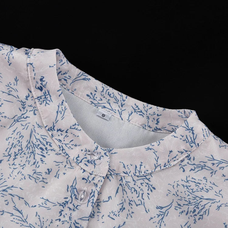 LIZAKOSHT  -  Commute Printed Female 2 Piece-Set Long Skirt Patchwork High Waist Short Top And Slim Maxi Skirt Sets New Women's Outfits