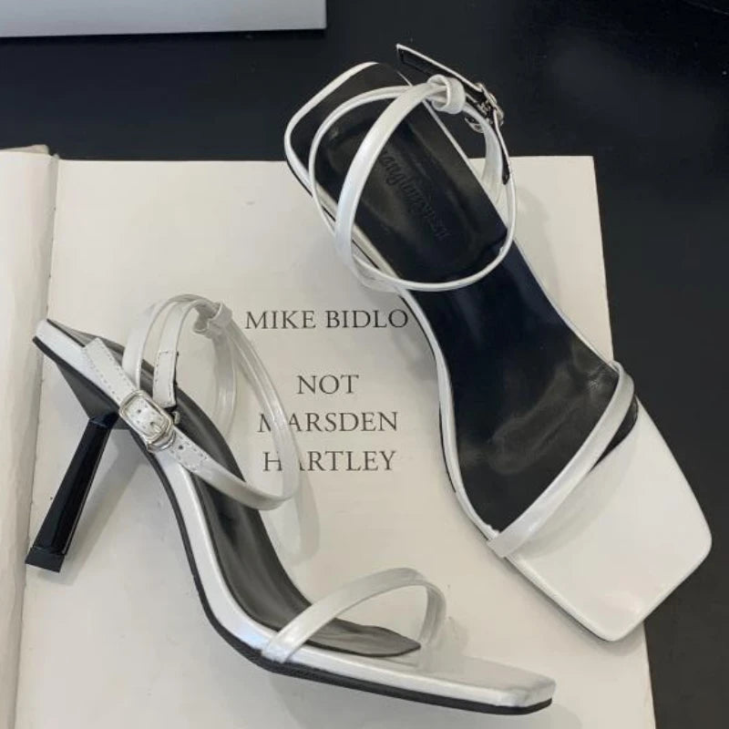 LIZAKOSHT  -  Summer Elegant High Heeled Sandals Women Sexy Slingback Narrow Strap Pumps Luxury Party Women Brand Designer Shoes women shoes
