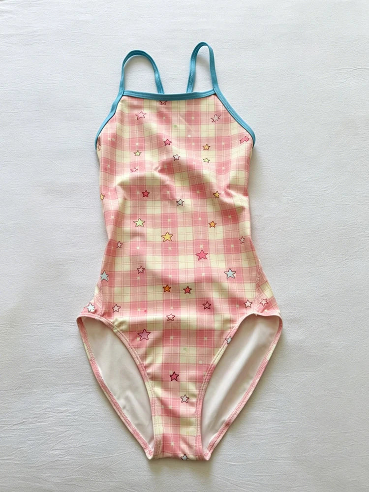 LIZAKOSHT  -  Women's One-Piece Swimsuit Bikini Swimsuit Professional Competition Training Sweet and Cute New Style Fashion Swimsuit for Girls