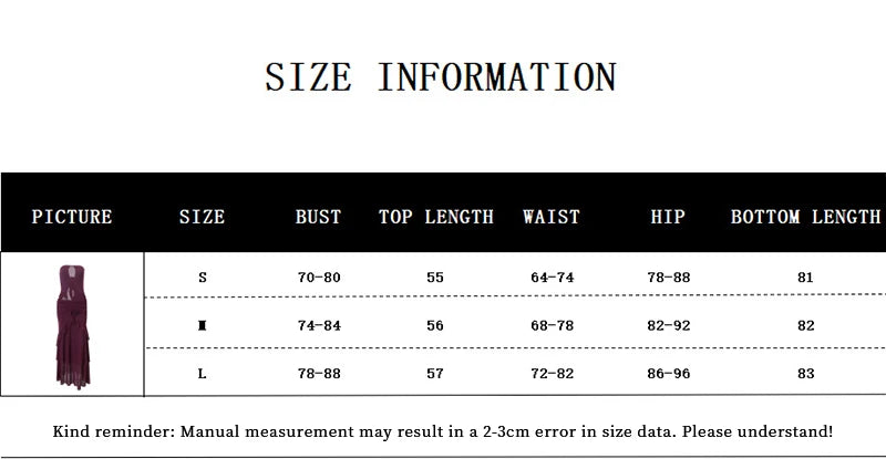 LIZAKOSHT  -  Sexy Strapless Mesh Patchwork Crop Top and Ruched Floral Appliques Long Skirts Solid Party Two Piece Club Beach Outfits