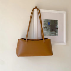 LIZAKOSHT  -  High Quality PU Baguette Shoulder Bag Women Vintage Underarm Handbag Fashion Daily Commute Tote Bag Guangzhou High Quality Bag