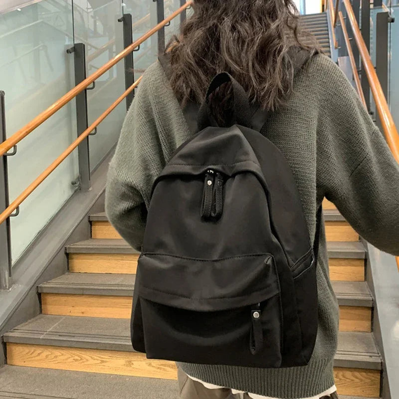 LIZAKOSHT  -  New Arrival Women's Fashion Women Large Capacity University Backpack Cute Girls' Travel Backpack Cool Trendy Solid Color Package