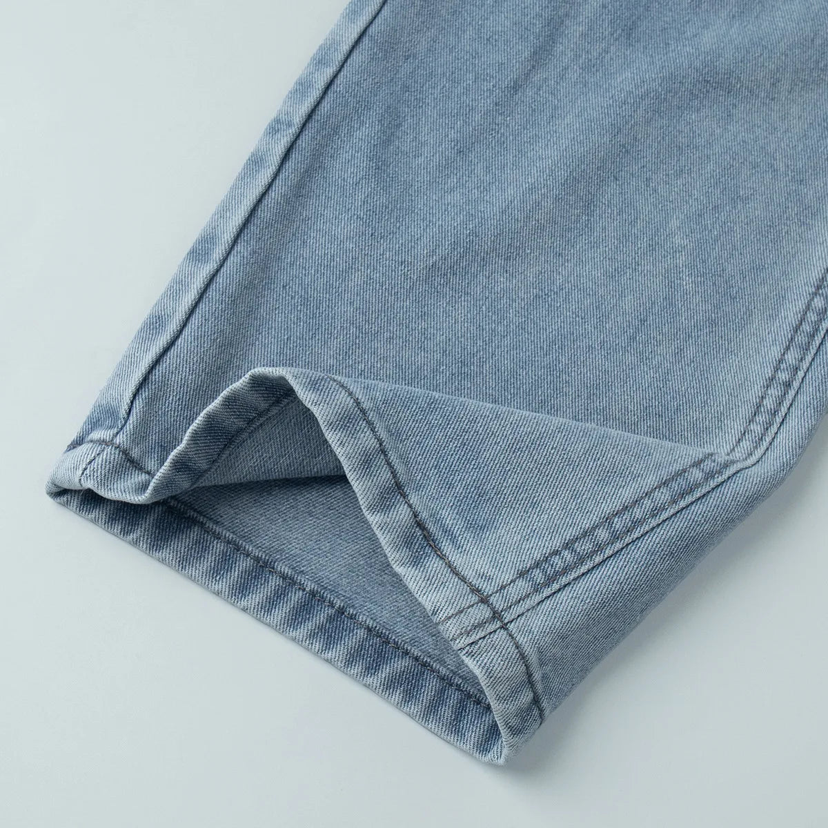 LIZAKOSHT  -  Retro High Waist Straight Jeans Autumn and Winter Women's Temperament Feet Jeans