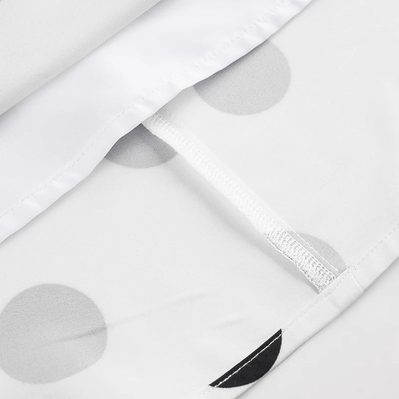 LIZAKOSHT  -  Elegant Polka Dot Print Skirts Casual Women's Low Waist A-line Skirts Streetwear Vacation Summer Clothes