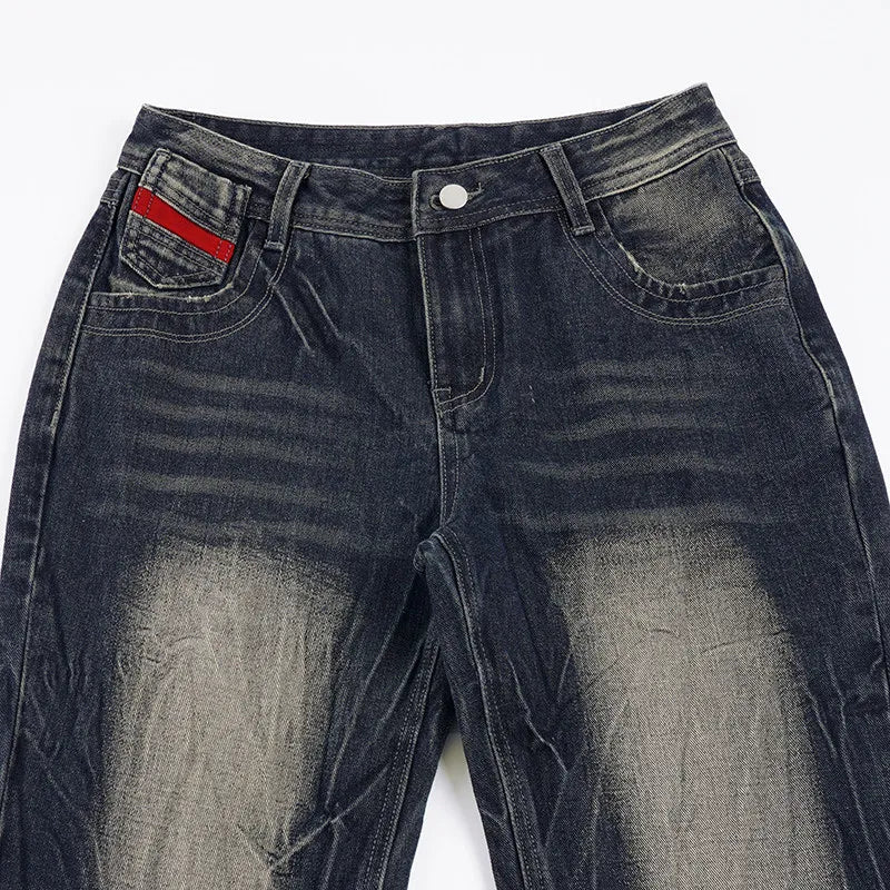 LIZAKOSHT  -  American Vintage Y2K Flare Jeans Women Low Rise Slim Fit Bell Bottom Denim Pants Hot Girl Retro Fashion Chic Streetwear Trousers