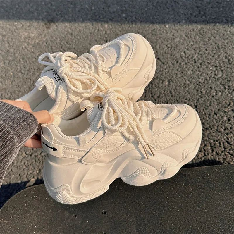 LIZAKOSHT  -  Womens Trainers Sneakers Platform Woman-shoes Summer Shoes Running Thick Sole Roses Mesh Casual Leisure Womens Sneakers Ten