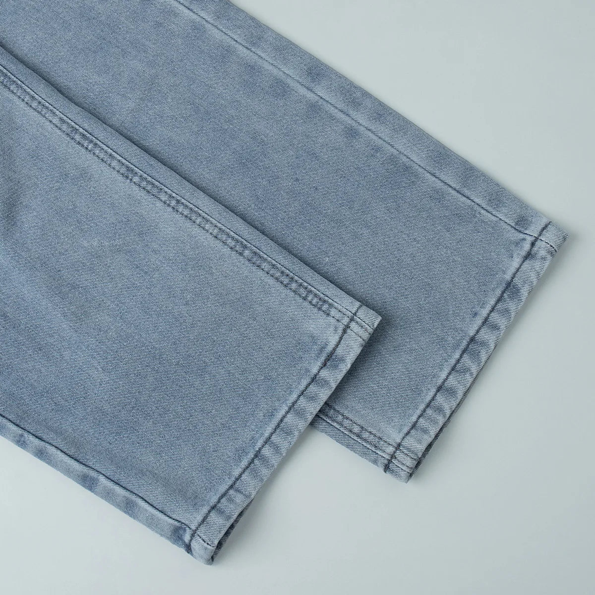 LIZAKOSHT  -  Retro High Waist Straight Jeans Autumn and Winter Women's Temperament Feet Jeans